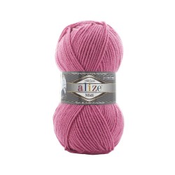 Пряжа для вязания Ализе Superlana midi (25% шерсть, 75% акрил) 5х100г/170м цв.178 т.розовый