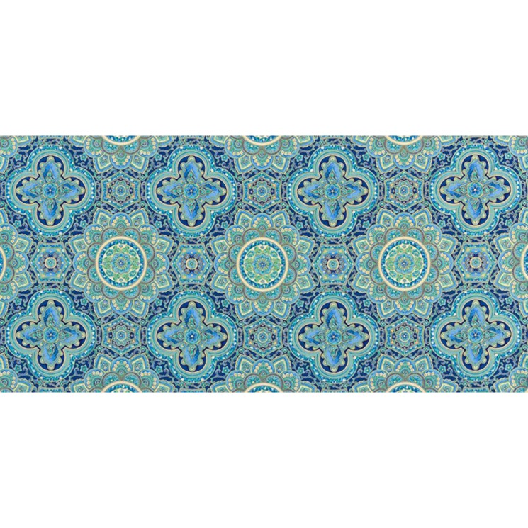 Ткань для пэчворка PEPPY Villa Romana 146 г/м  100% хлопок цв.SRKM-17055-4 BLUE уп.50х55 см