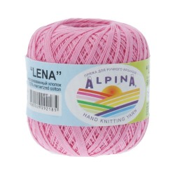 Пряжа ALPINA LENA (100% мерсеризованный хлопок) 10х50г/280м цв.25 розовый