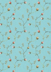 Ткань для пэчворка PEPPY Версальские Сады 146 г/м  100% хлопок цв.ВС-05 голубой уп.50х55 см