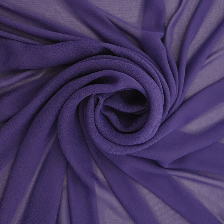 Ткань Шифон 80 г/м2 100% полиэстер шир.150 см арт.Р.14950.17 цв.17 фиолетовый уп.40м