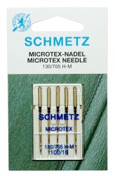 Иглы микротекс (особо острые) Schmetz 130/705H-M № 100, уп.5 игл