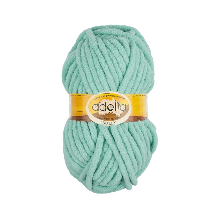 Пряжа ADELIA DOLLY (100% полиэстер) 5х100г/40м цв.07 св.зеленый