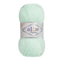 Пряжа для вязания Ализе My Baby (100% акрил) 5х50г/150м цв.019 водяная зелень