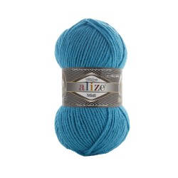 Пряжа для вязания Ализе Superlana midi (25% шерсть, 75% акрил) 5х100г/170м цв.484 бирюзовый