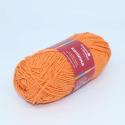 Пряжа для вязания ТРО "Калинка" (20% хлопок, 30% вискоза, 50% акрил) 5х100г/130м цв.1621 оранжевый