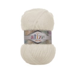 Пряжа для вязания Ализе Softy Plus (100% микрополиэстер) 5х100г/120м цв.062 св.молочный