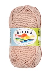 Пряжа ALPINA MISTY (70% хлопок, 30% шерсть) 10х50г/105м цв.17 розово-бежевый