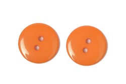 Пуговицы пластик TBY BT цв.158 оранжевый 28L-18мм, 2 прокола, 150 шт
