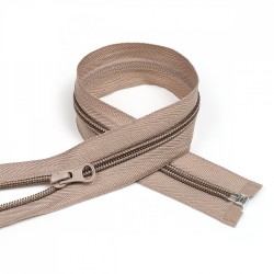 Молния MaxZipper пласт. спираль №5-N 70см цв.S810 т.бежевый уп.10шт