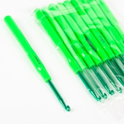Крючки алюминиевые Maxwell Colors с пластиковой ручкой арт.TB.0332-6000/N  4.5мм