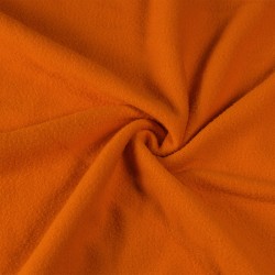 Ткань флис 2-х сторонний TBY-0240-24 240-250 г/м 100% ПЭ шир.150см цв.24 оранжевыйуп.10м