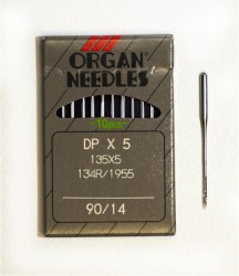 Иглы ORGAN арт.DPx5 № 90 для прямострочных ПШМ уп.10 игл