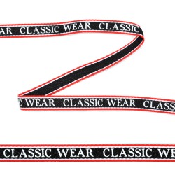 Тесьма-стропа TBY декоративная Classic wear арт.TPP03106 шир.10мм цв. черный уп.9м упак (9 м)
