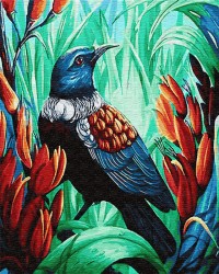 Картины по номерам Тропическая птичка GX23051 40х50 тм Цветной