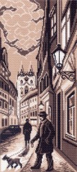 Рисунок на канве МАТРЕНИН ПОСАД арт.24х47 - 1432 Старый город