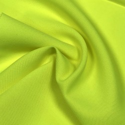 Ткань габардин TBYGab-163960 150г/м2 100% полиэстер шир.150см цв.неон лимон рул.50м