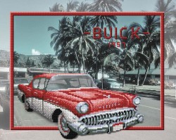 Рисунок на габардине МП СТУДИЯ арт.Г-155 Buick 40х50 см упак