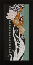 Набор для вышивания LANARTE арт.PN-0008187 African Lady with Flowers 20х40 см