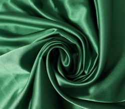 Ткань атлас стрейч 95 г/м 97% полиэстер, 3% спандекс шир.150 см арт.Р.11327.25 цв.25 зеленый уп.25м