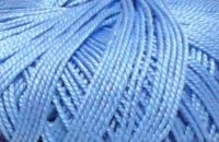 Пряжа для вязания ПЕХ "Ажурная" (100% хлопок) 10х50г/280м цв.005 голубой