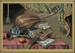 Набор для вышивания EVA ROSENSTAND арт.14-159 Музыкальные инструменты 70х50 см