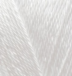 Пряжа для вязания Ализе Bahar (100% мерсеризированный хлопок) 5х100г/260м цв.055 белый упак (1 упак)