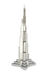Объемная металлическая 3D модель арт.K0039/B21129 Burj Khalifa 5/5х5/5х15/3см упак (1 шт)