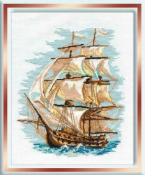 Набор для вышивания РИОЛИС арт.479 Корабль 30х40 см