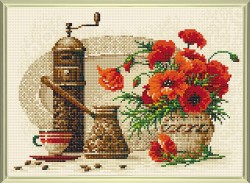 Набор РИОЛИС мозаичная картина арт.AM0012 Кофе 38х27 см упак (1 шт)
