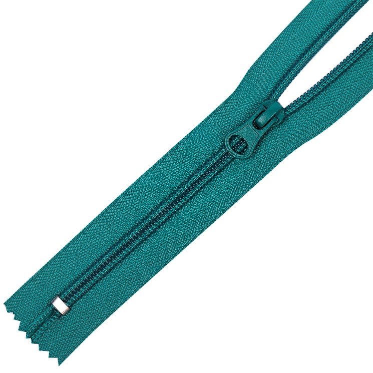 Молния MaxZipper пласт. спираль №5-N 18см н/р цв.F257 бирюзовый
