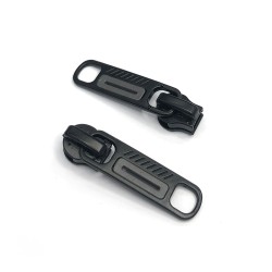 Замок MaxZipper автомат СП#5 F30 цв.черный/серый уп.1000шт