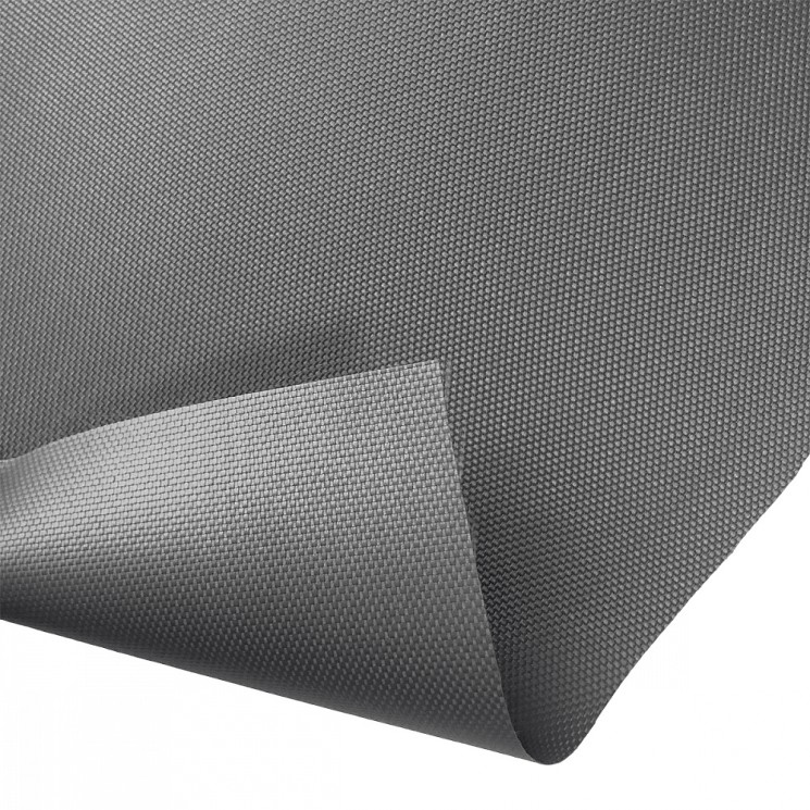 Ткань Оксфорд 600 D PVC/ 350 г/м / 100% ПЭ шир.150см цв.340 серый рул.50м