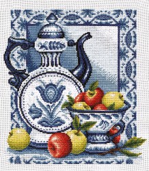 Набор для вышивания PANNA арт. GF-0271 Наливные яблочки 27х30 см