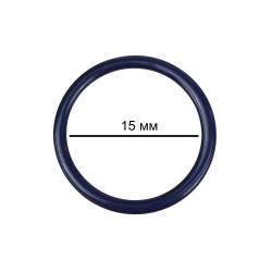 Кольцо для бюстгальтера металл TBY-57717 d15мм, цв.S919 темно-синий, уп.100шт