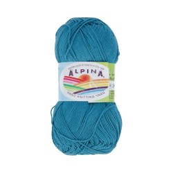 Пряжа ALPINA XENIA (100% мерсеризованный хлопок) 10х50г/240м цв.120 джинсовый