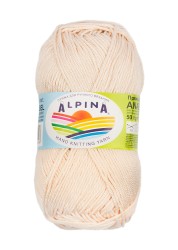 Пряжа ALPINA ANABEL (100% мерсеризованный хлопок) 10х50г/120м цв.005 бежево-розовый