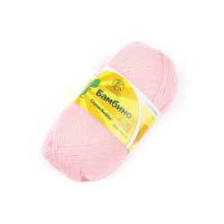 Пряжа для вязания КАМТ "Бамбино" (35% шерсть меринос, 65% акрил) 10х50г/150м цв.055 св.розовый