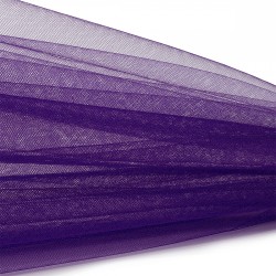 Еврофатин мягкий матовый Hayal Tulle арт.HT.S шир.300см, 100% полиэстер цв.39 уп.1м - фиолетовый
