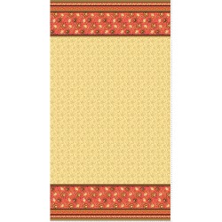 Ткань для пэчворка PEPPY Русские Традиции Панель 110 г/м  100% хлопок цв.РТ-05 бежевый, красный уп.60х110 см
