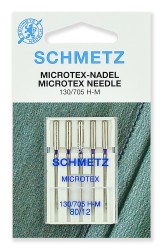 Иглы микротекс (особо острые) Schmetz 130/705H-M № 80, уп.5 игл