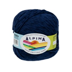 Пряжа ALPINA RENE TWIST (100% хлопок) 10х50г/125м цв.05 т.синий