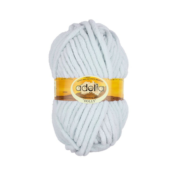 Пряжа ADELIA DOLLY (100% полиэстер) 5х100г/40м цв.04 св.голубой