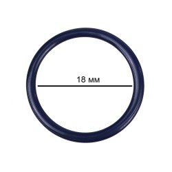 Кольцо для бюстгальтера металл TBY-57725 d18мм, цв.S919 темно-синий, уп.100шт