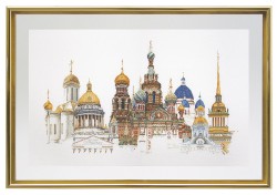 Набор для вышивания THEA GOUVERNEUR арт.430 Санкт-Петербург 79х50 см