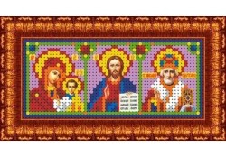 Рисунок на ткани КАРОЛИНКА арт. КБИ-6001 Икона-Триптих 13х 5,8 см