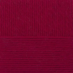 Пряжа для вязания ПЕХ "Популярная" (50% импортная шерсть, 45% акрил, 5% акрил высокообъёмный) 10х100г/133м цв.091 кармин