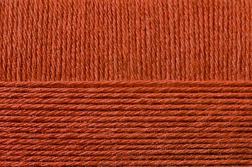 Пряжа для вязания ПЕХ "Кроссбред Бразилия" (50% шерсть, 50% акрил) 5х100г/490м цв.030 св.теракот