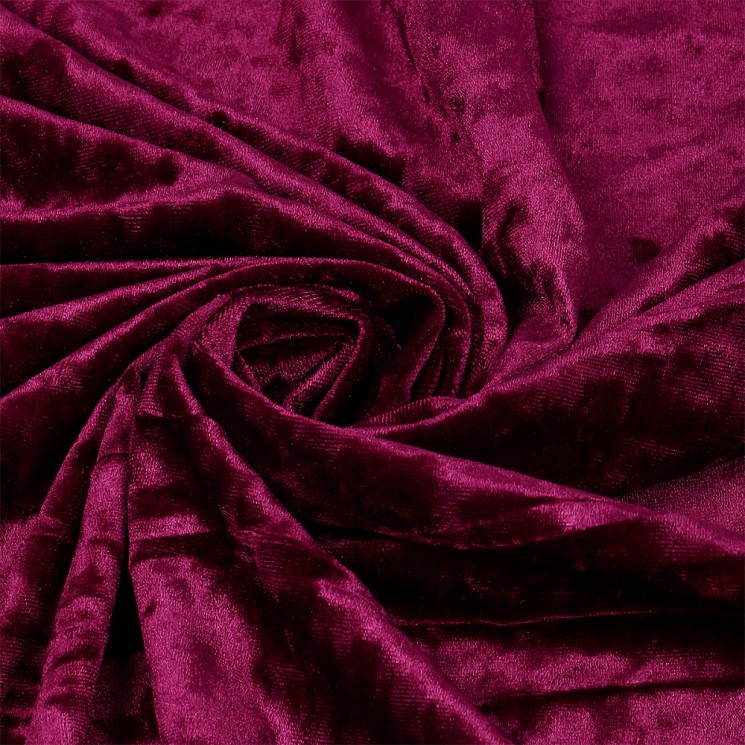 Ткань Бархат мраморный 260 г/м 95% пэ, 5% спандекс шир.150 см арт.С.2104.03 цв.бордовый уп.1м