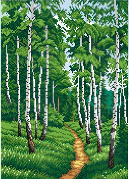 Рисунок на габардине МП СТУДИЯ арт.Г-099 50х40/35х25 см упак (1 шт)